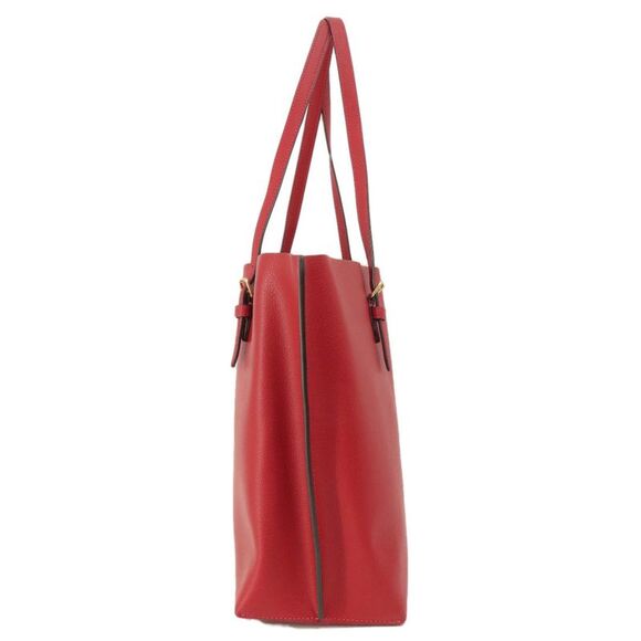 Coach Mollie Red Leather Tote Bag (Pre-Owned) - Picture 4 of 11